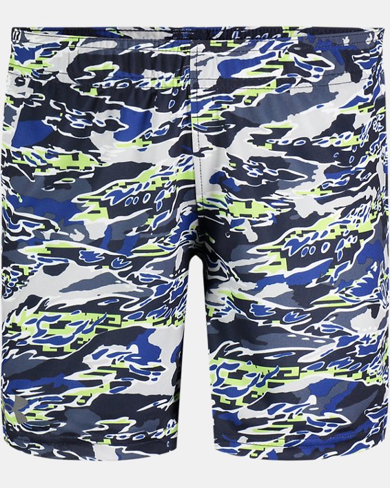 Boys' Pre-School UA Hyper Camo Boost Shorts, Blue, pdpMainDesktop image number 0